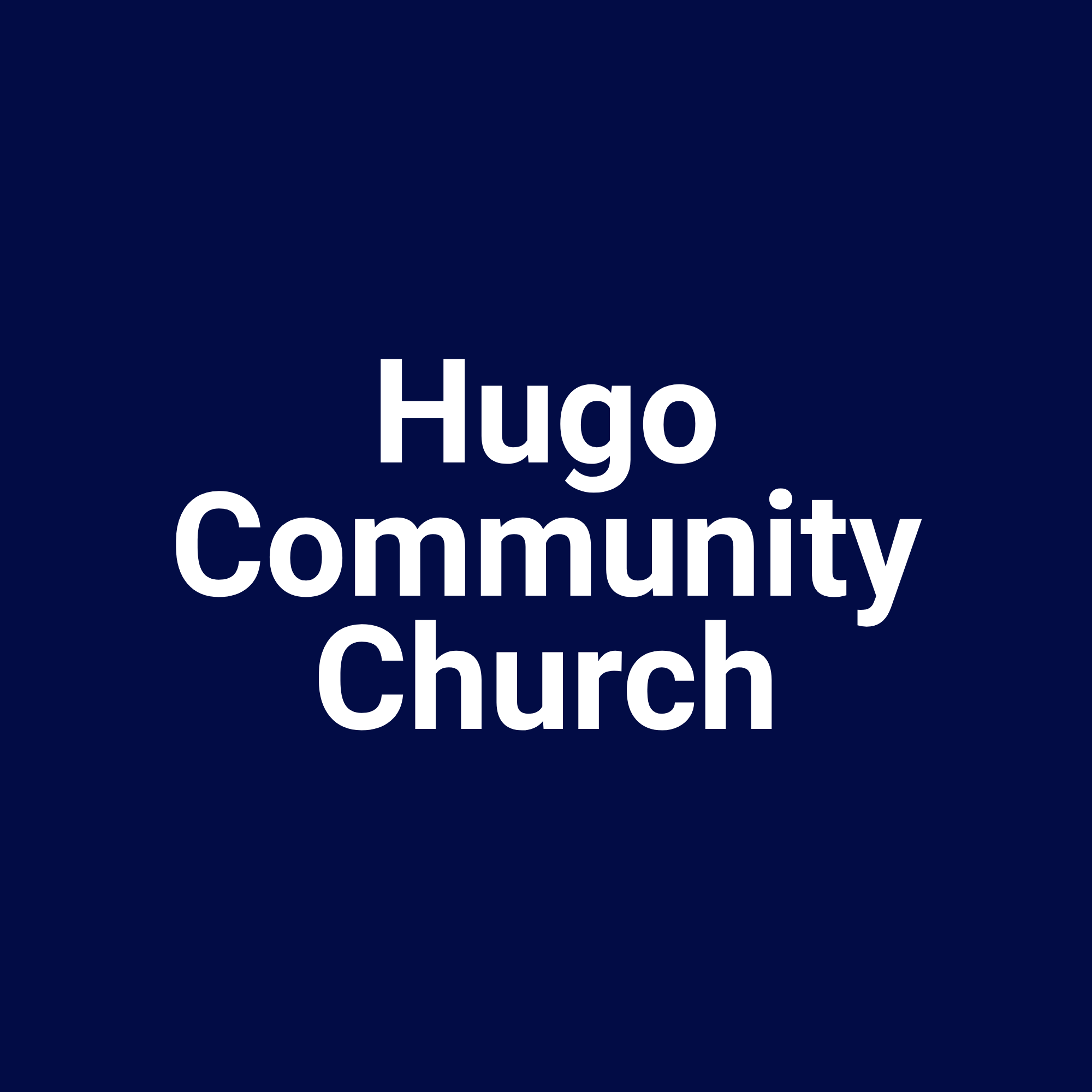 Hugo Community Church graphic